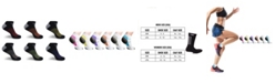Extreme Fit Men's and Women's Active-Performance Ankle-Length Compression Socks - 6 Pairs